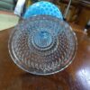 Vintage Blue Honeycomb Lamp