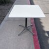 Vintage Herman Miller Eames Square Pedestal Table side Vintage Herman Miller Eames Square Pedestal Table (4 available)