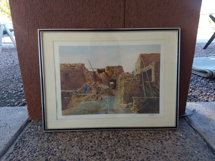 Wood Gatherer of Walpi Print by Paul Calle 2 Wood Gatherer of Walpi Print by Paul Calle