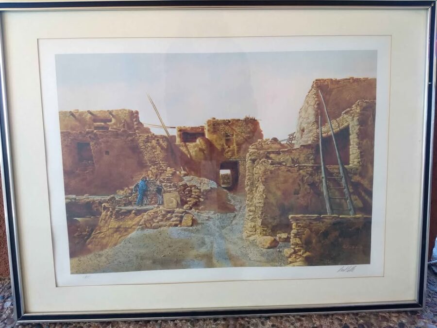 Wood Gatherer of Walpi Print by Paul Calle Wood Gatherer of Walpi Print by Paul Calle