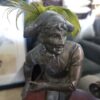 Antique Art Deco cast Figurines - "Call to the Theatre"