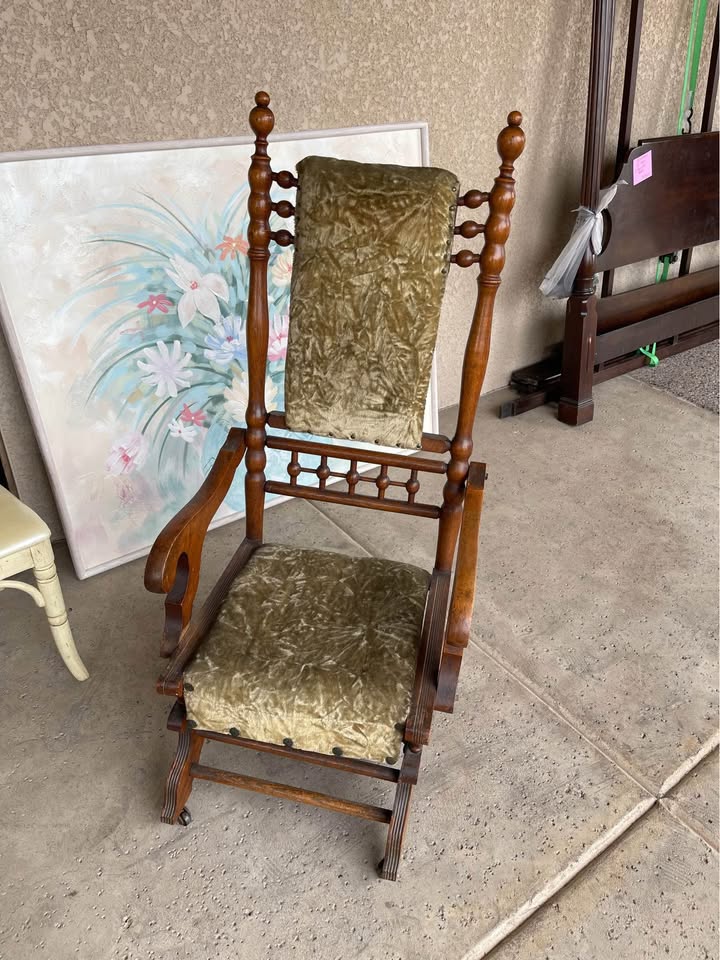 Antique Victorian Rocking Chair