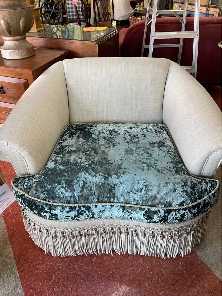 2 - Ethan Allen Oversize Swivel Armchairs - Like New!