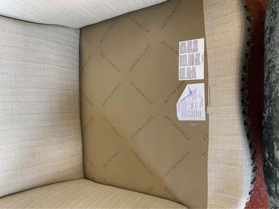 2 - Ethan Allen Oversize Swivel Armchairs - Like New!