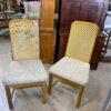 Pair of Mid-Century Cane Back Chairs Pair of Mid-Century Cane Back Chairs