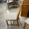Pair of Mid-Century Cane Back Chairs side Pair of Mid-Century Cane Back Chairs