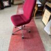 Red Steelcase Office Chair side Red Steelcase Office Chair