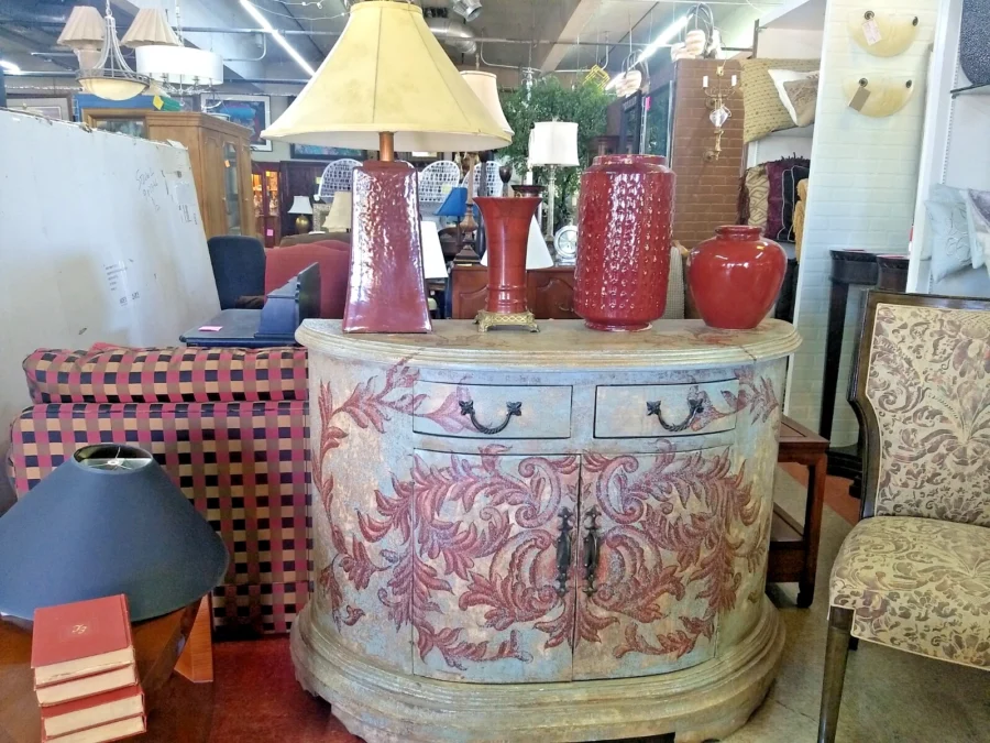 French Country Style Storage Cabinet