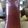 Oxblood Lamp with Shade - Three Hands Corp