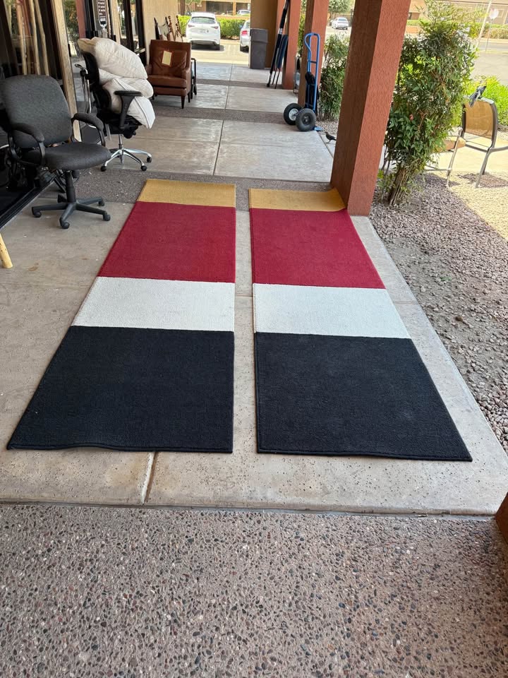 Pair of Modern Runner Rugs