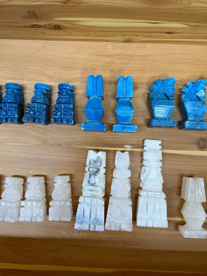 Stone Chess Pieces