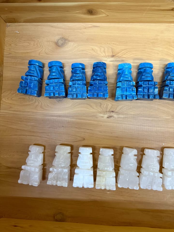 Stone Chess Pieces