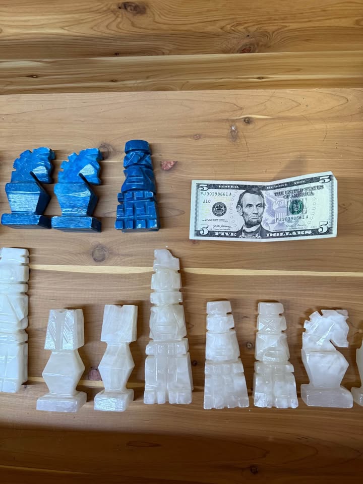 Stone Chess Pieces