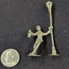 Sterling Silver Miniature Drunk Man with Lamppost 2 Sterling Silver Miniature Drunk Man with Lamppost
