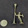 Sterling Silver Miniature Drunk Man with Lamppost back Sterling Silver Miniature Drunk Man with Lamppost