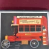 Double-Decker Bus 3-D Shadow Box Wall Art