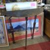 Half Moon Iron Console Table