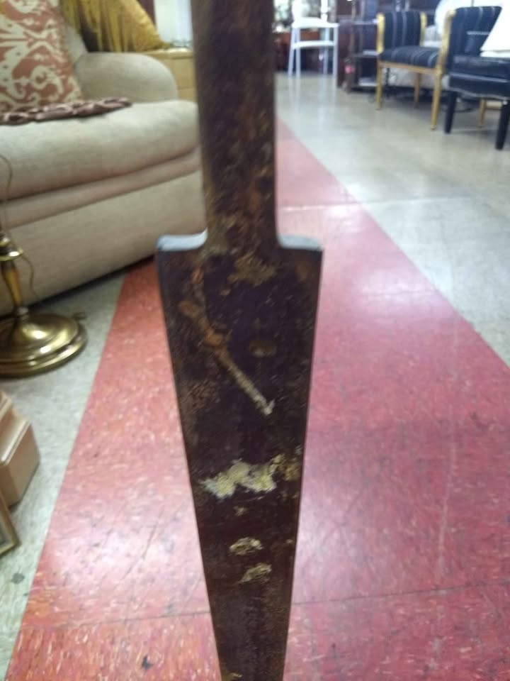 Half Moon Iron Console Table