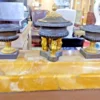 Antique Gilded Bronze and Marble Inkstand