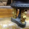 Antique Gilded Bronze and Marble Inkstand