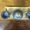 Antique Gilded Bronze and Marble Inkstand