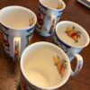 Majolica Fine Bone China Teacups inside Majolica Fine Bone China Teacups - Set of 4