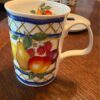 Majolica Fine Bone China Teacups single Majolica Fine Bone China Teacups - Set of 4