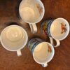 Majolica Fine Bone China Teacups top Majolica Fine Bone China Teacups - Set of 4