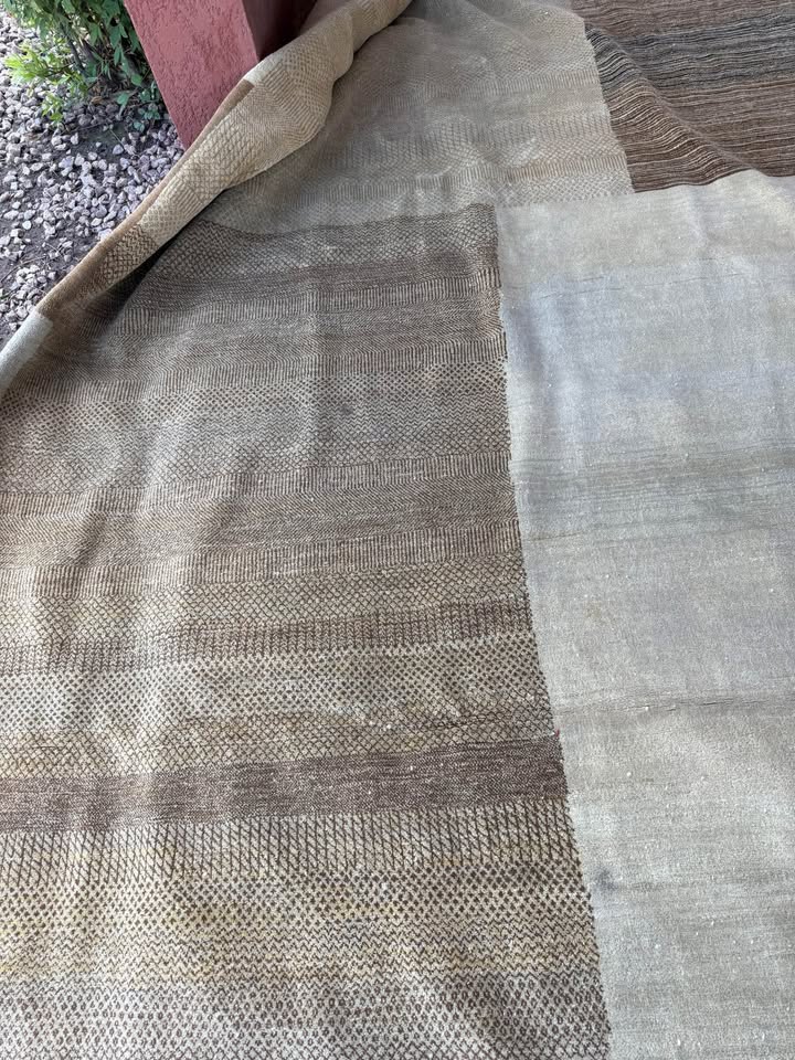 Extra Large Handmade Rug in Earth Tones