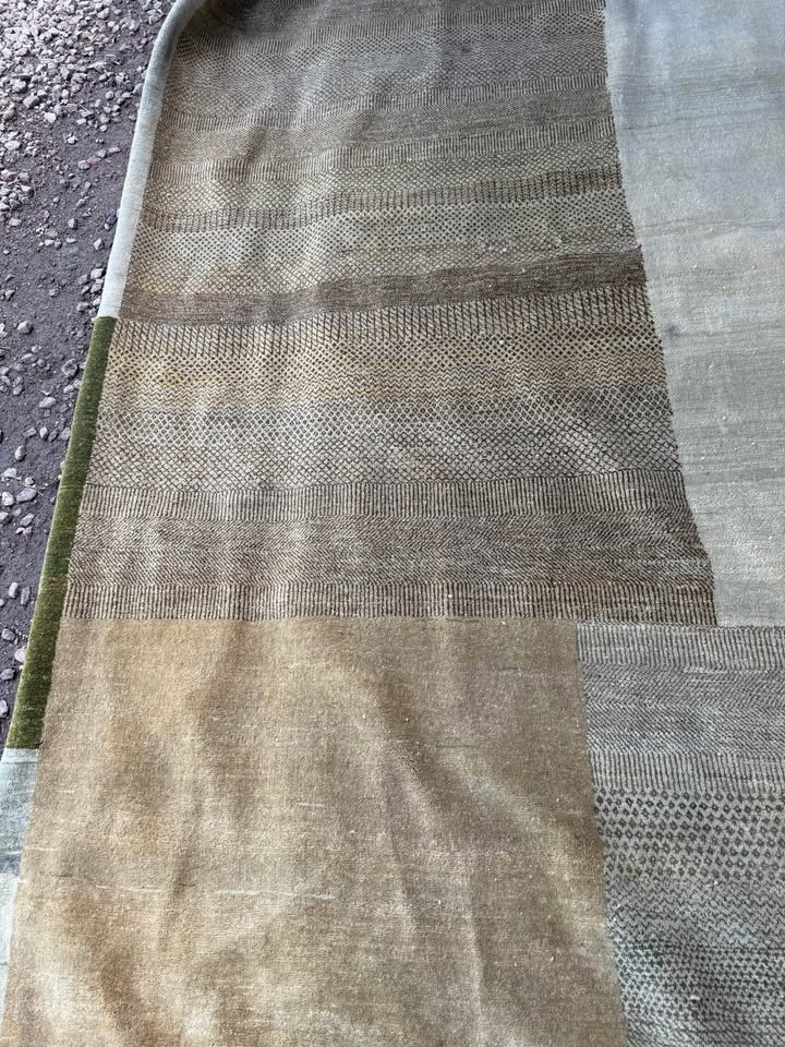 Extra Large Handmade Rug in Earth Tones