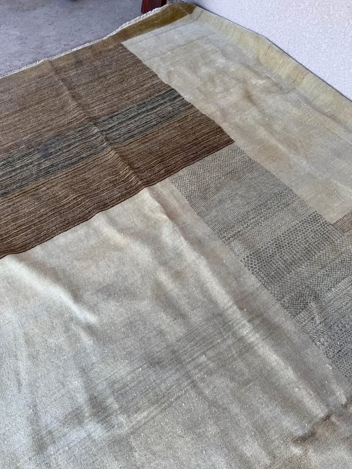 Extra Large Handmade Rug in Earth Tones