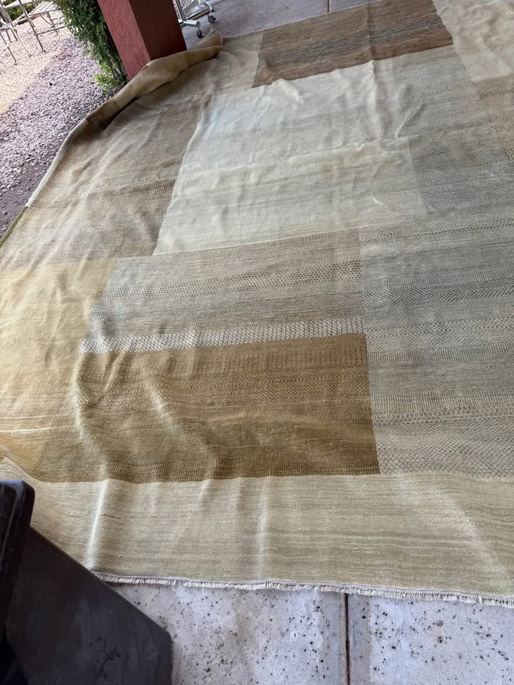 Extra Large Handmade Rug in Earth Tones