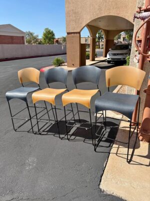 Two-Tone Bar Stools - Set of 4