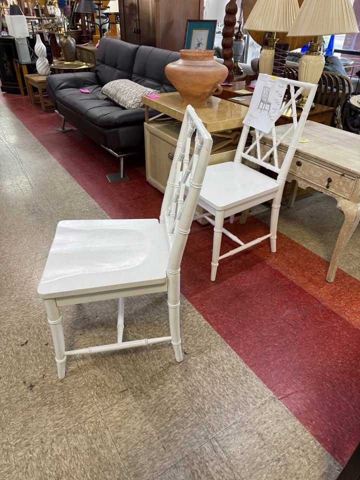 X-Back Dining Chairs - 8 Available