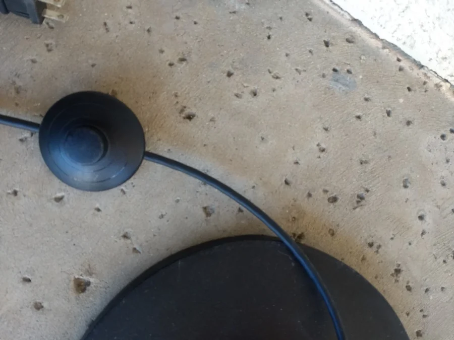 Modern Sculptural Floor Lamp - not at the store