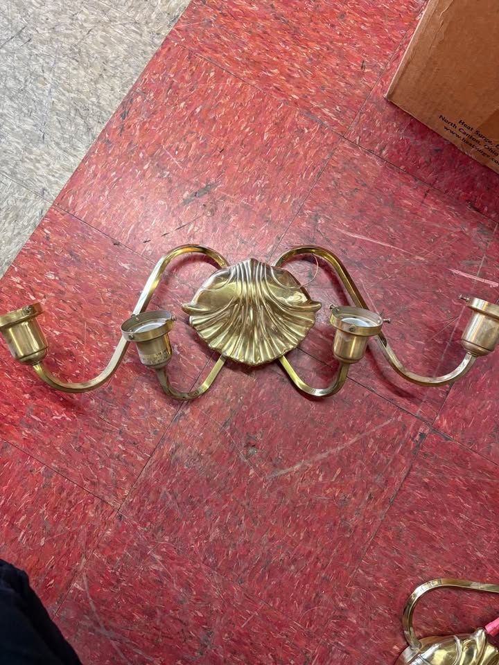Solid Brass Electric Wall Sconces single 2 Solid Brass Electric Wall Sconces