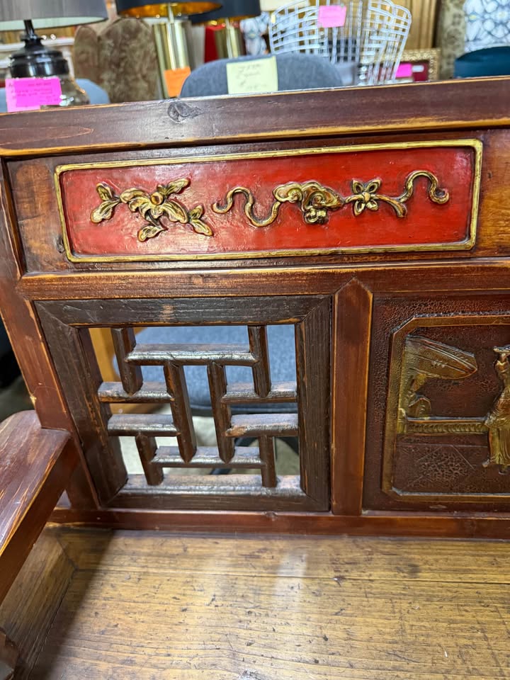 Antique Asian Bench design Antique Asian Bench