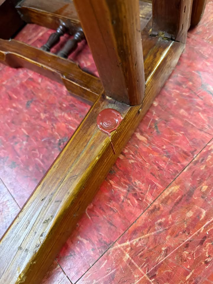 Antique Asian Bench seal Antique Asian Bench