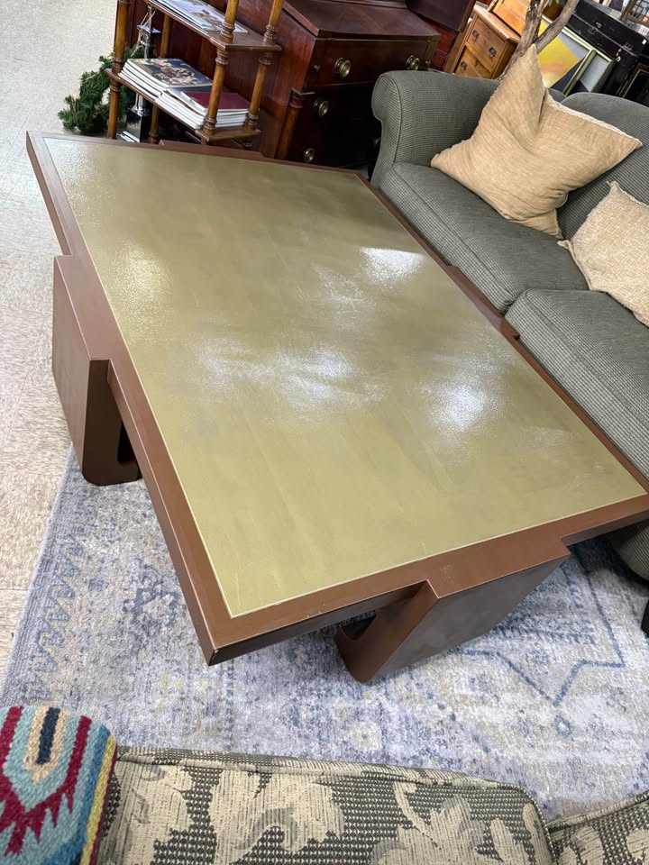 Alessandro Oversize Coffee Table angle Baker "Alessandro" Oversize Coffee Table