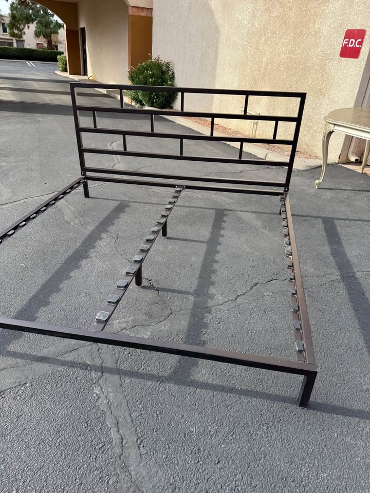 Crate and Barrel King Size Bed - not at the store