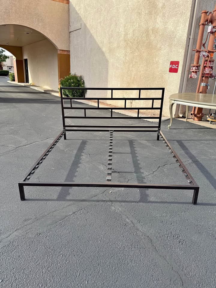 Crate and Barrel King Size Bed - not at the store