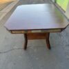 Expandable Dining Table with Slate Edges end Expandable Dining Table with Slate Edges