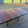 Expandable Dining Table with Slate Edges leaves Expandable Dining Table with Slate Edges