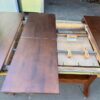Expandable Dining Table with Slate Edges mechanism Expandable Dining Table with Slate Edges