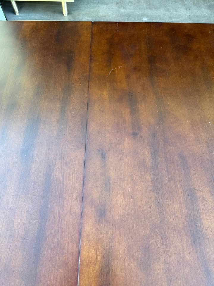 Expandable Dining Table with Slate Edges top Expandable Dining Table with Slate Edges
