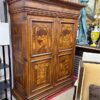 Inlaid Wood Storage Cabinet