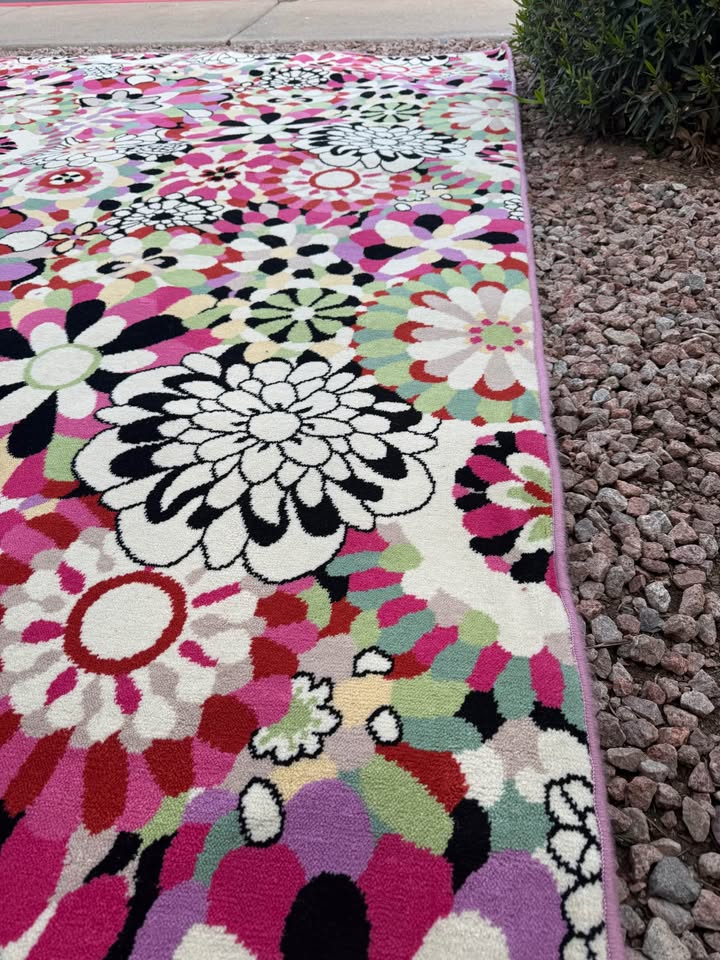 Stark Missoni Fleury Multicolor Flower Rug