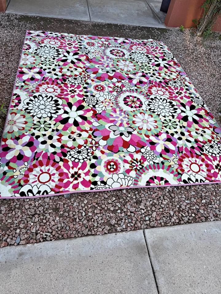 Stark Missoni Fleury Multicolor Flower Rug