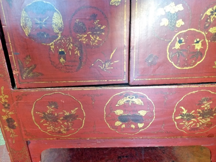 Antique Chinese Wedding Cabinet