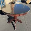 Granite High Top Round Table angle Granite High Top Round Table